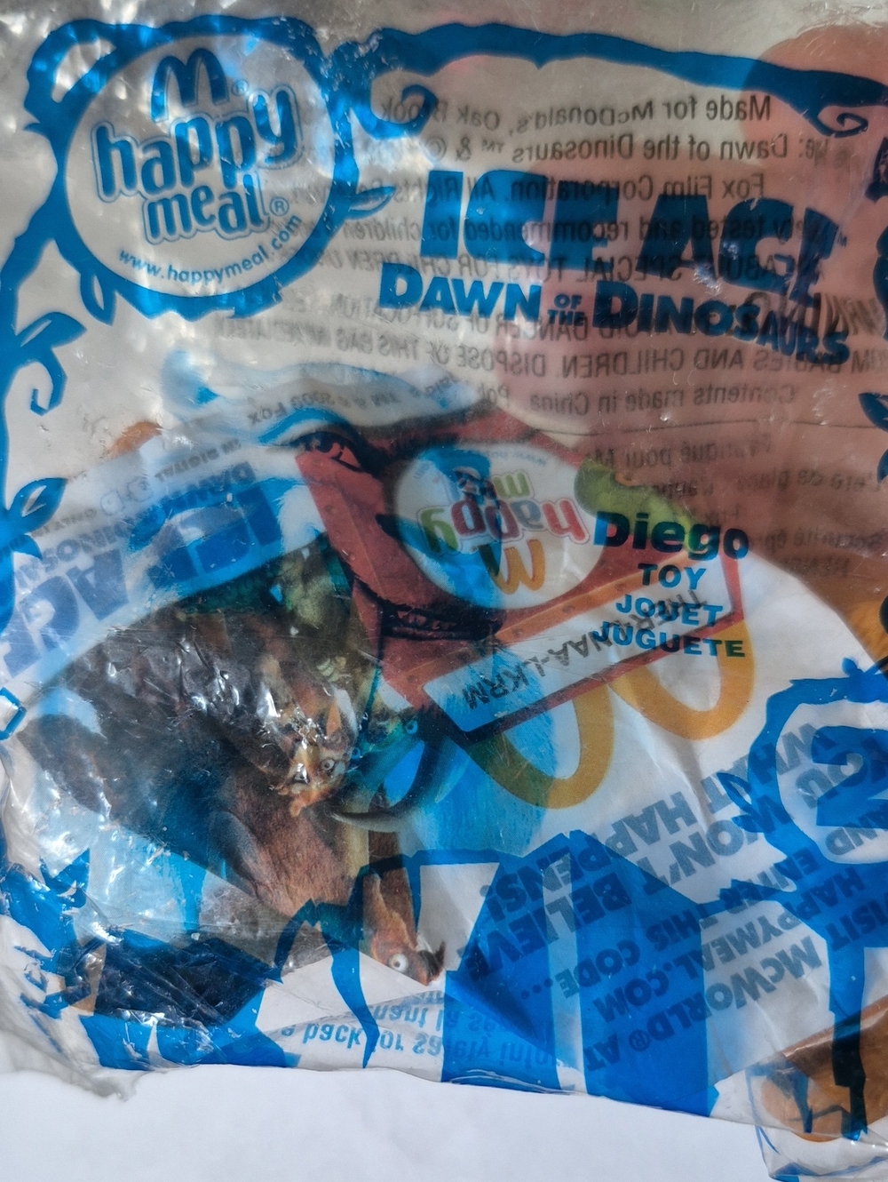 Vintage McDonald's Ice Age Diego Happy Meal Toy 2009